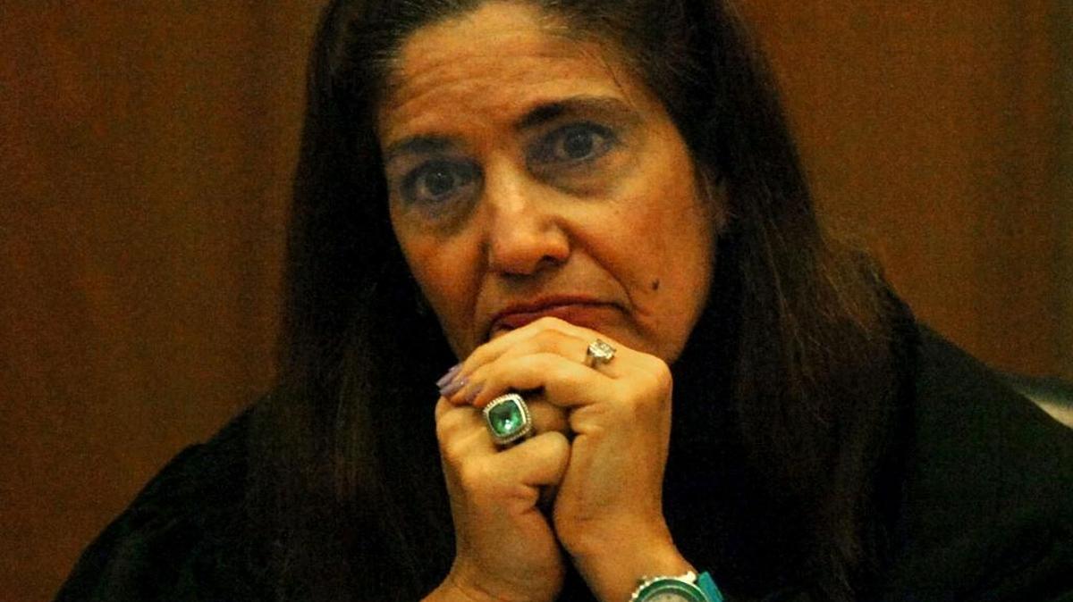 Judge Sarah Zabel listens to court testimony in 2010.