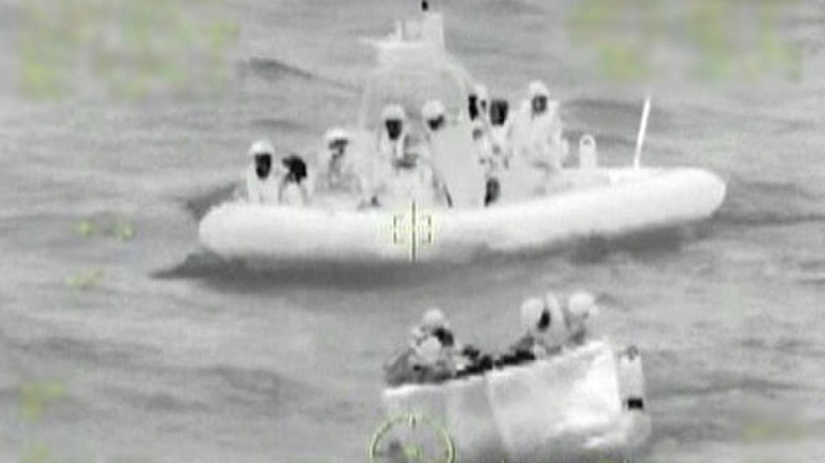Twelve Cuban migrants were rescued from stormy conditions Sunday night and returned to Cuba Wednesday by the Coast Guard.