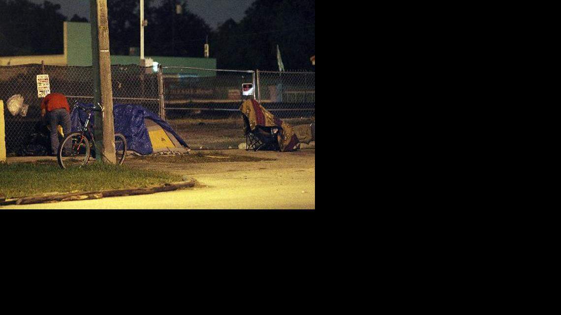 
Sex offenders gather in the Shorecrest area off 79th Street in 2012. They have since had to move because a park opened nearby.
