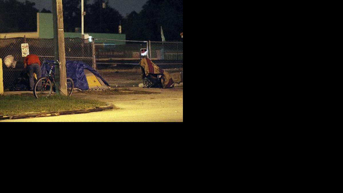 
Sex offenders gather in the Shorecrest area off 79th Street in 2012. They have since had to move because a park opened nearby.
