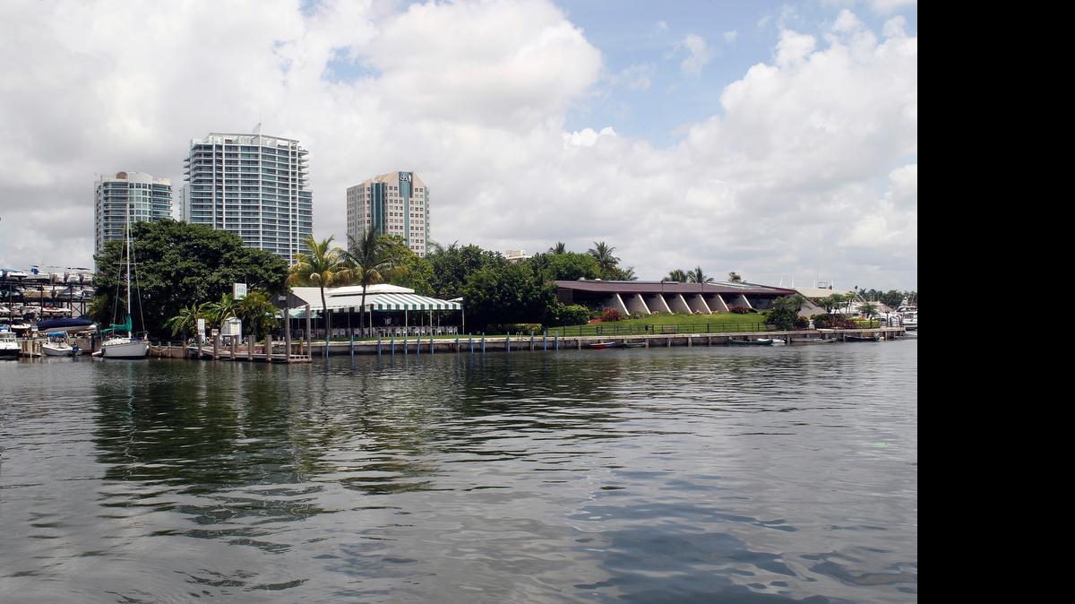 
A view of Grove Key Marina next to the City of Miami Commission Chambers is located and where Scotty's Landing and The Chart House are located on Wednesday July 24, 2013
