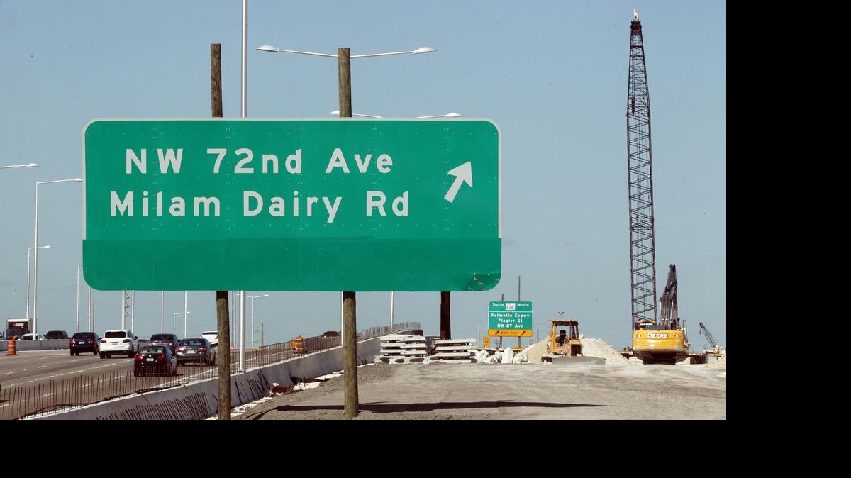 
A traffic shift that would have forced westbound drivers on State Road 836 to take a different exit to West Flagler Street and NW 87
th
 Avenue has been postponed.
