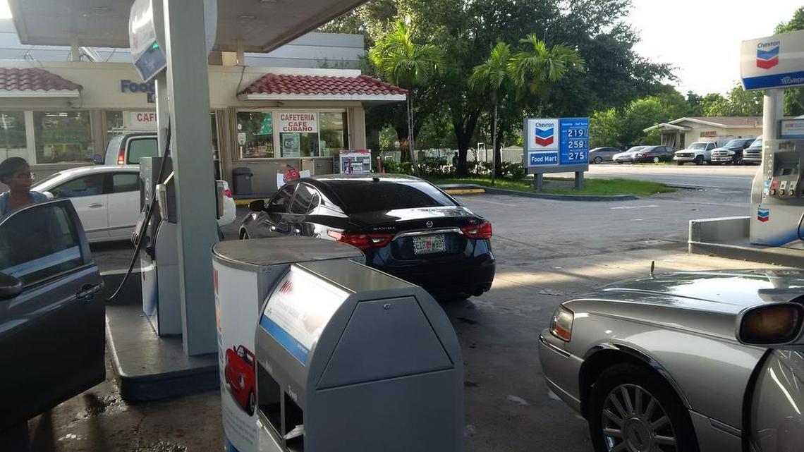 Monday morning, just west of Interstate 95 on Northwest 95th Street. You won’t see these prices much longer.