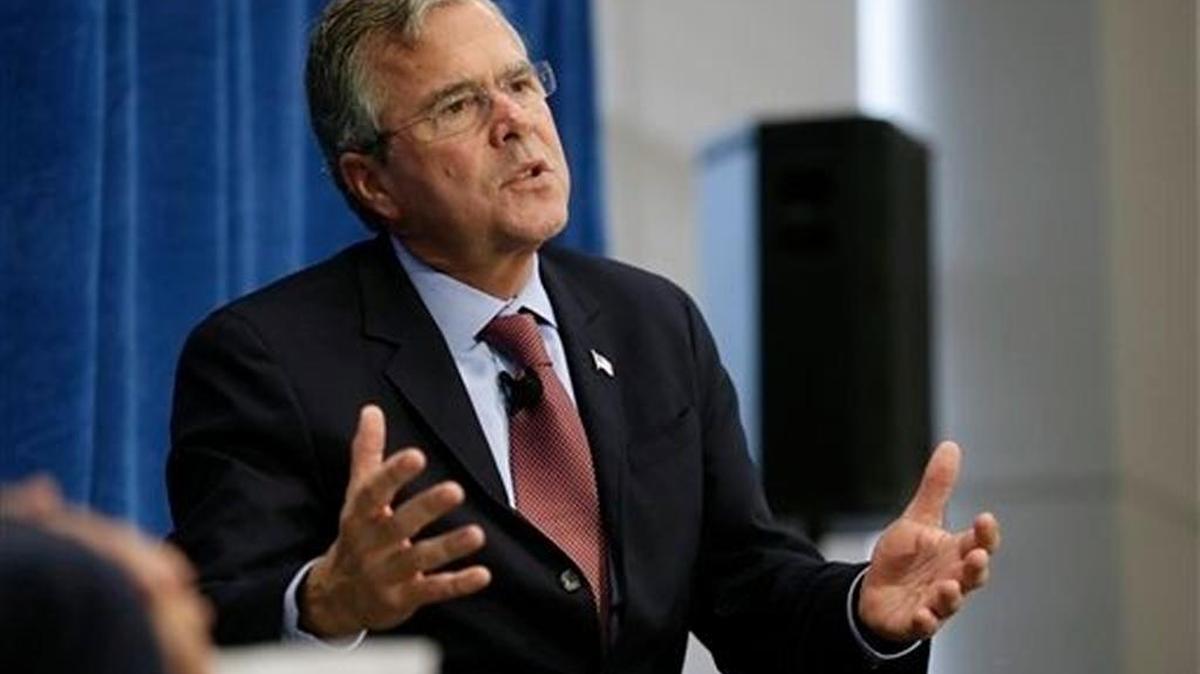 
Jeb Bush speaks at a forum on Aug. 13 in Davenport, Iowa.
