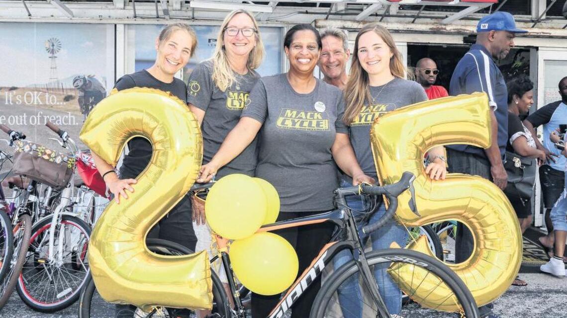 Mack Cycle family celebrates a quarter-century of service for this employee