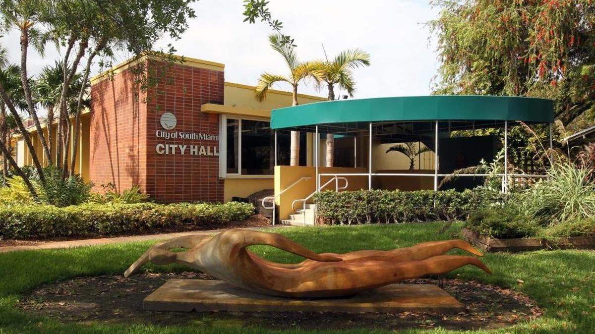 South Miami City Hall on Wednesday, April 7, 2016.