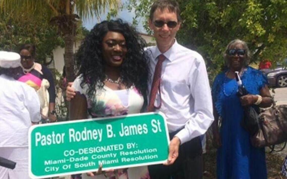 South Miami street named for Pastor Rodney B. James, who died at 46 in December