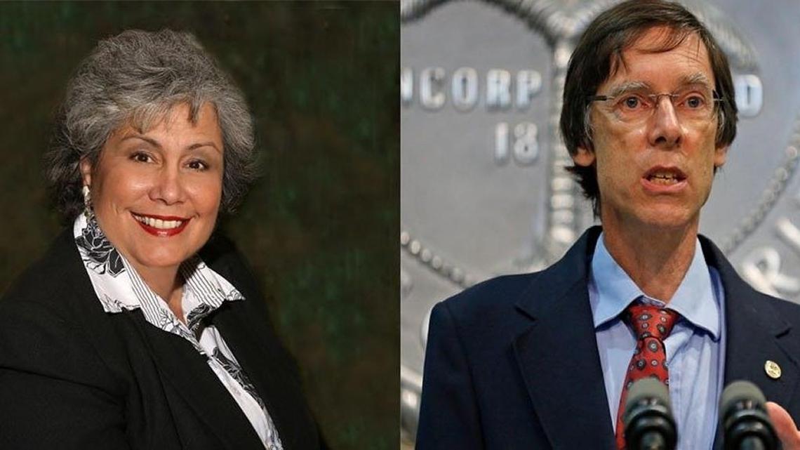 Valerie Newman, left, and Philip Stoddard