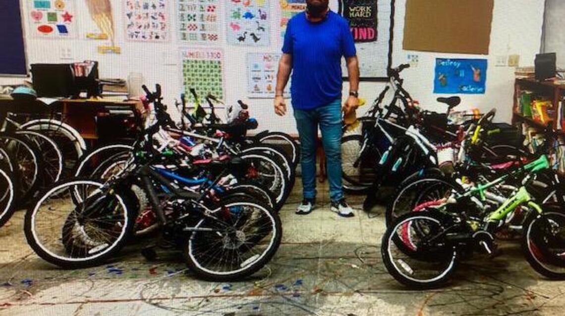 As summer program remains shut, Grove Rotary donates 40 bikes to help kids exercise