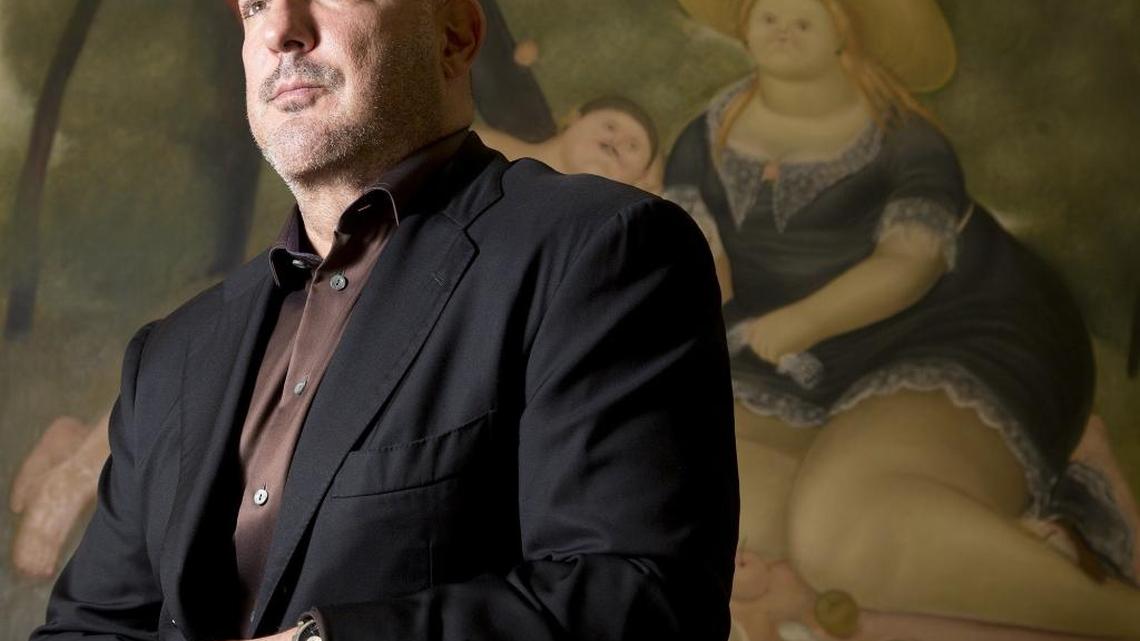 Miami art dealer Gary Nader in his Wynwood gallery on April 6.