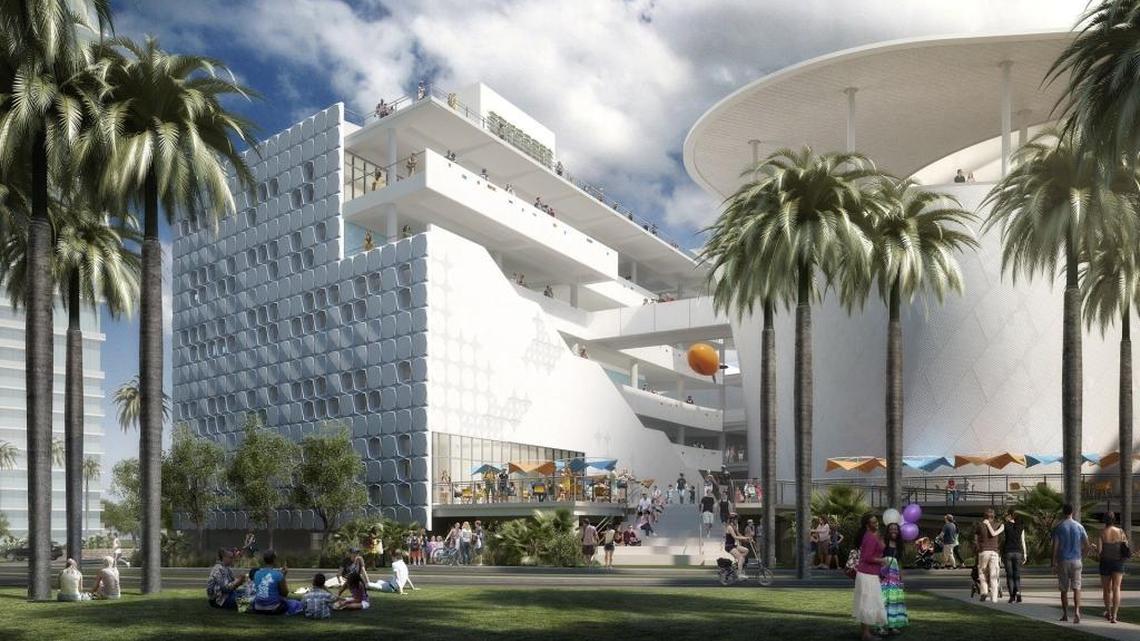 Artist rendering of the Patricia and Phillip Frost Museum of Science on Friday, February 5, 2016.