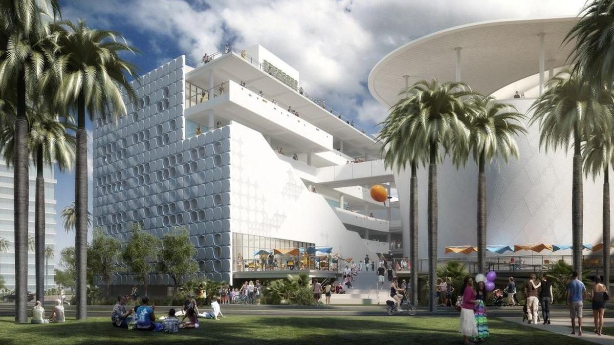 Artist rendering of the Patricia and Phillip Frost Museum of Science on Friday, February 5, 2016.