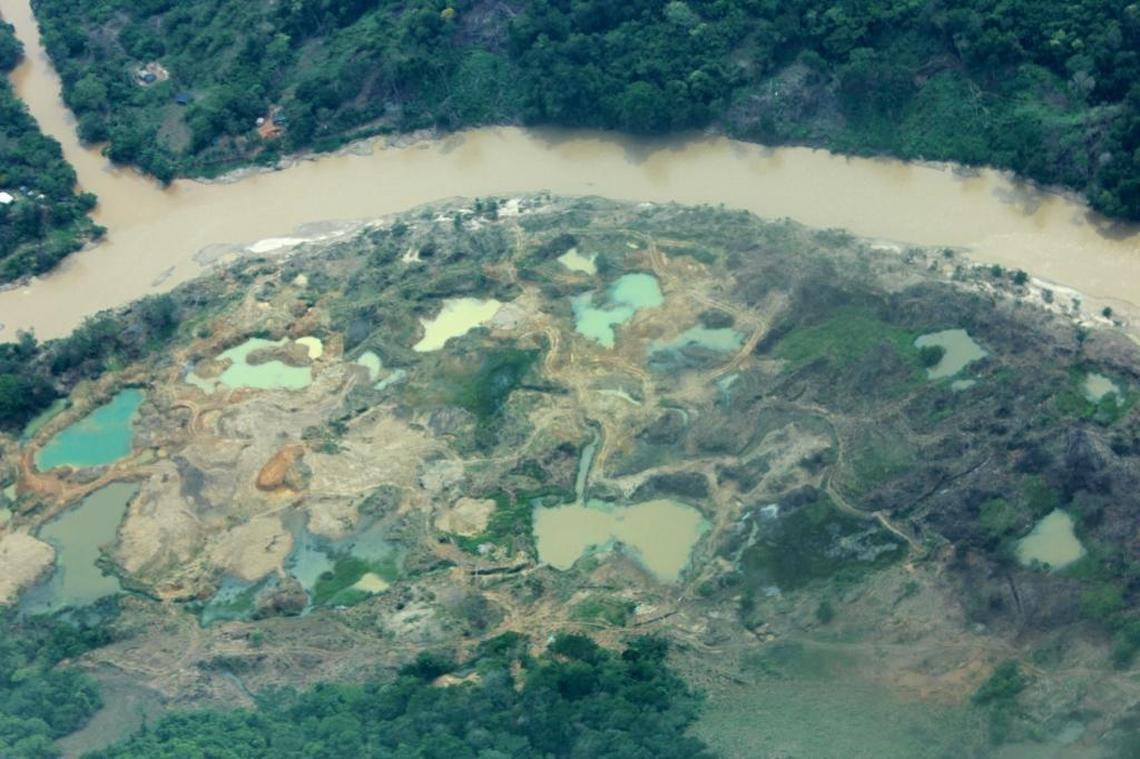 Illegal mining has devastated the rainforests of Colombia and other gold-producing Latin American nations.