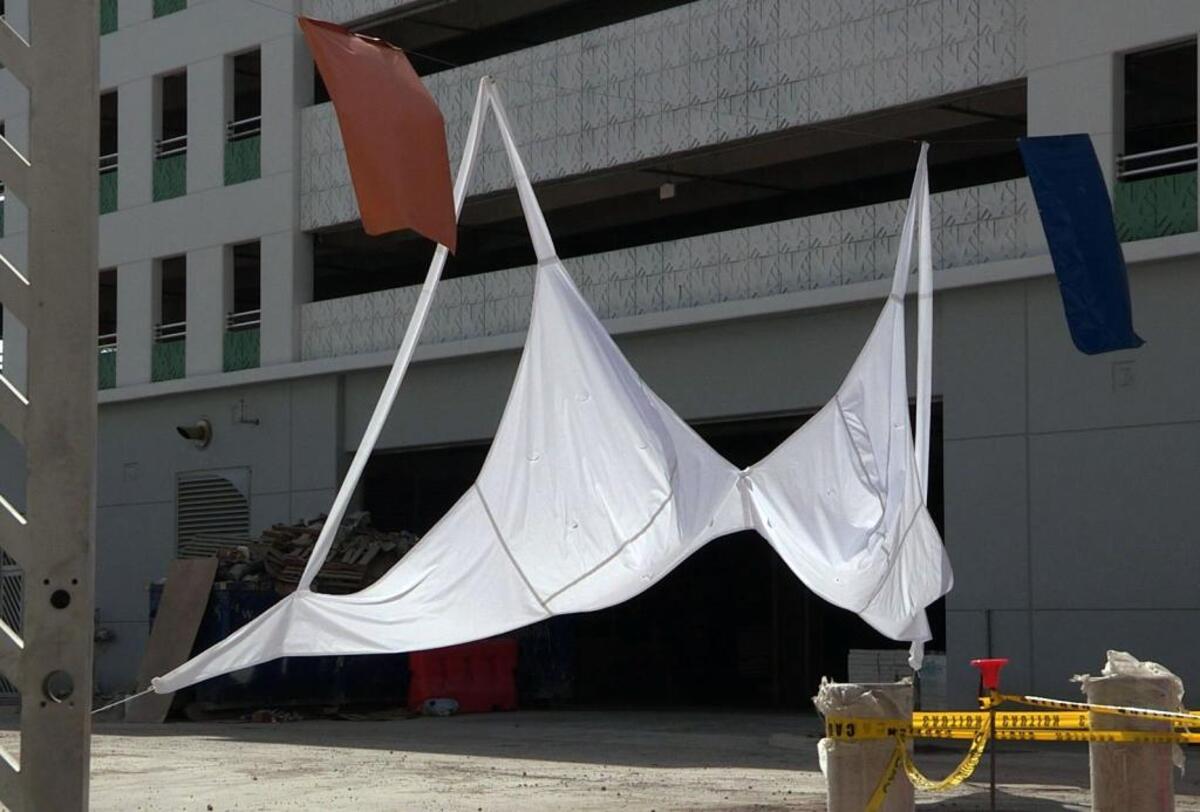 A giant bra was one of the clues at the Herald Hunt in 2011.