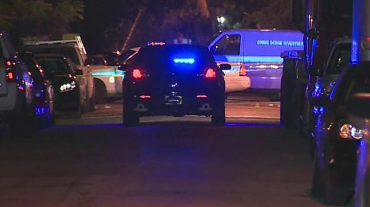 A knife-wielding suspect was shot and killed by a Miami police officer early Thursday.