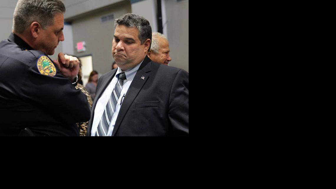 
Rodolfo “Rudy” Llanes (left) has been chosen by City Manager Daniel Alfonso (right) as the city of Miami’s next police chief. Llanes’ selection will be announced at 3 p.m. Monday
