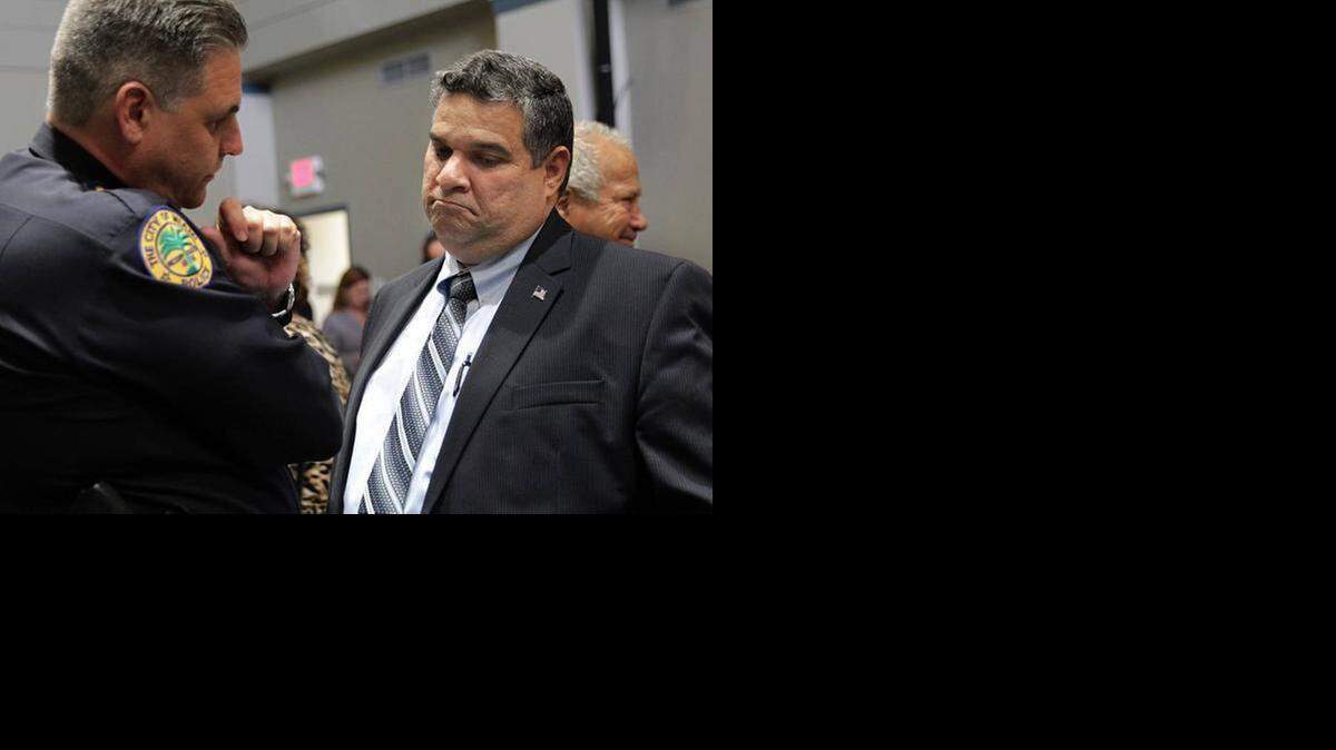 
Rodolfo “Rudy” Llanes (left) has been chosen by City Manager Daniel Alfonso (right) as the city of Miami’s next police chief. Llanes’ selection will be announced at 3 p.m. Monday
