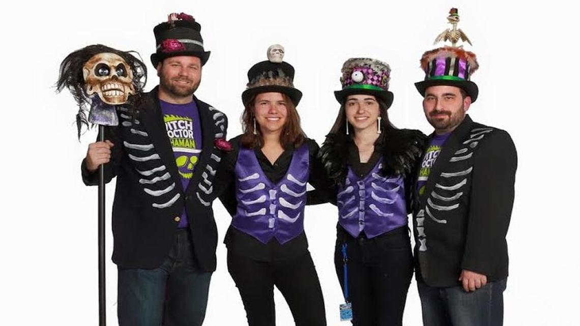 Team photo from left to right: Paul Grata, Jennifer Villa, Andrea Suarez, Michael Gellatly.