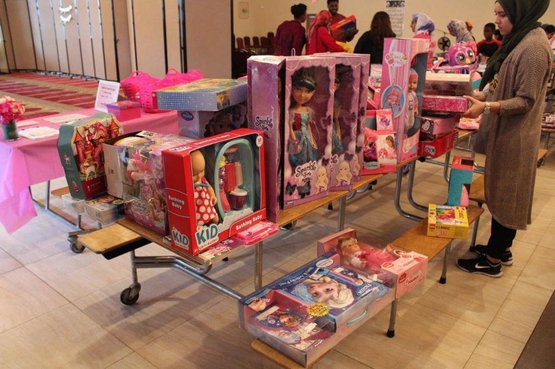 The Muslim Women’s Organization of South Florida organizes a toy drive during Ramadan.