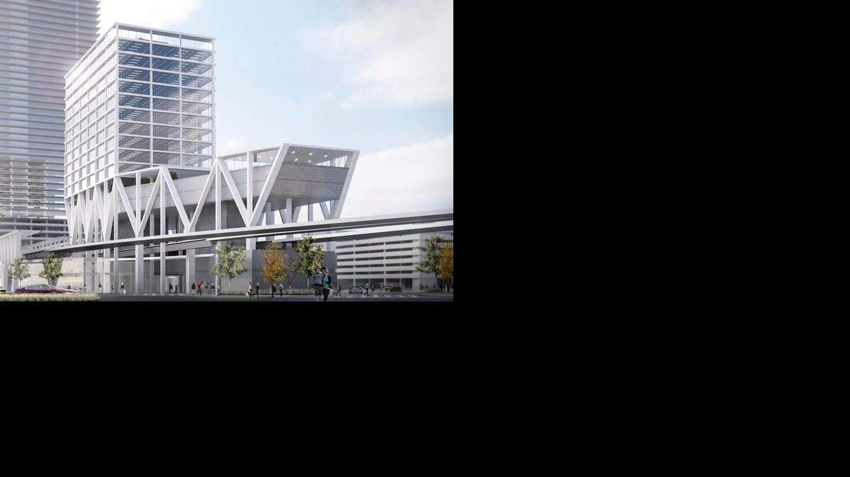 
A rendering of the MiamiCentral station, for the All Aboard Florida Miami-Orlando passenger express train, which is now under construction.

