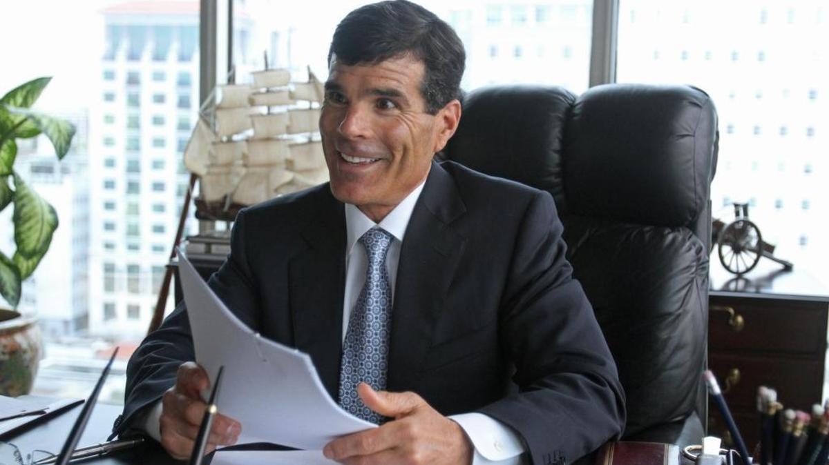Ervin Gonzalez, a high-profile Miami lawyer with Colson Hicks Eidson, pictured at his office in 2012. Gonzalez was found dead on Thursday night.