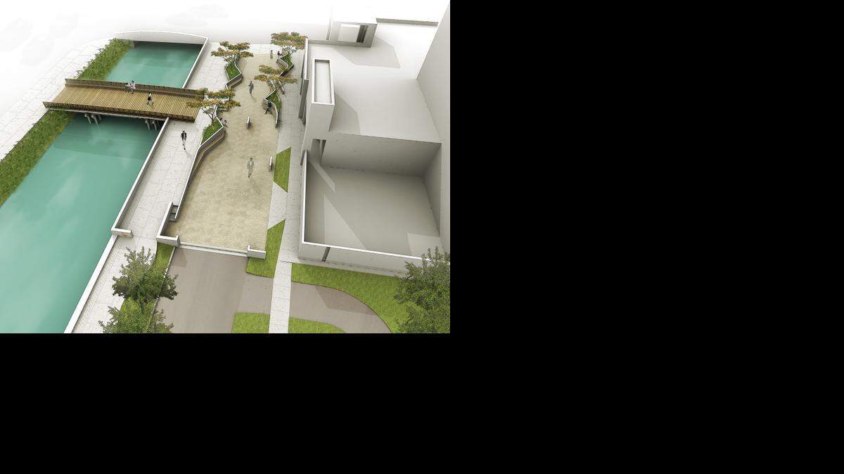 
The Brothers to the Rescue plaza will be built in front of the 109 Tower student apartments. It will have stone flooring and concrete seagull-shaped structures with wooden benches, trees and other greenery. 
