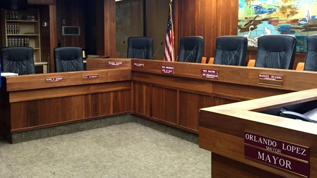 Sweetwater’s public works director, Alan Abolila, hung onto his job after a motion to dismiss him failed to pass the City Commission.