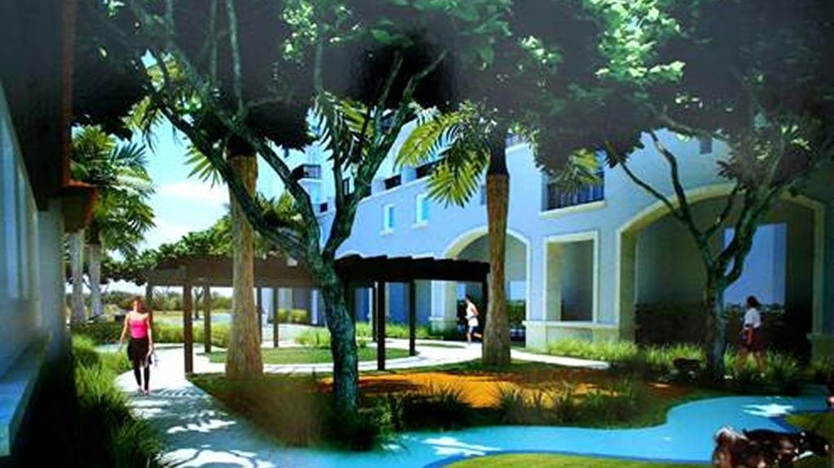 
A rendering of The Estate Companies Soleste West Gables, along southwest 67 avenue on 21 street. Current projects being constructed will boost West Miami's population. 
