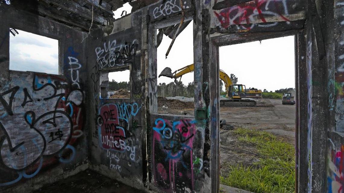 
A relic of the Cold War, a Nike-Hercules missile radar and tracking site in western Miami-Dade County, has been demolished. Bulldozers, cranes and dump trucks knocked down and carted away some of the remaining structures that once made up the Integrated Fire Control (IFC) site along Krome Avenue just south of Tamiami Trail. 

