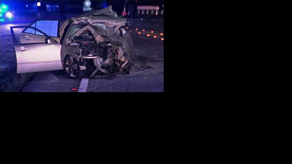 
Three were killed in a head-on crash on Tamiami Trail about 10 miles west of Krome Avenue on Wednesday night.
