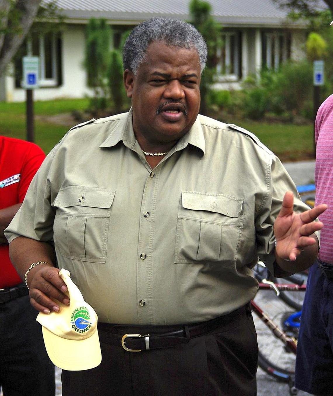 El alcalde de Florida City, Otis T. Wallace, en una foto de archivo de 2008.