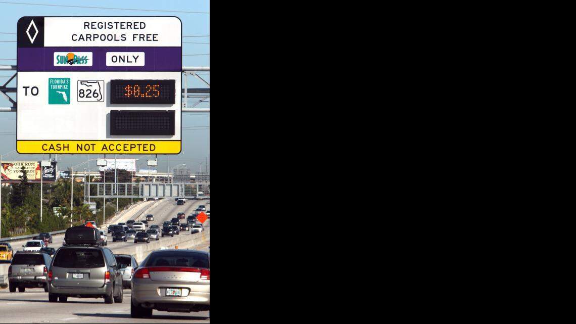 
Starting Saturday morning, just after midnight, drivers will begin paying tolls on stretches of SR 836 and SR 112, completing the Miami-Dade County Expressway Authority's conversion to all-electronic tolling.
