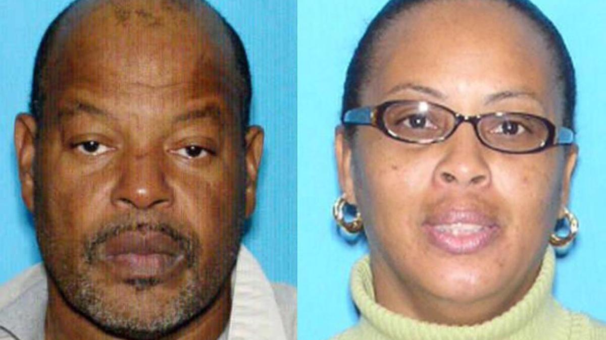 Miami-Dade Police are looking for Joe Padgett, left, in the shooting death of his wife, Katrina, right.
