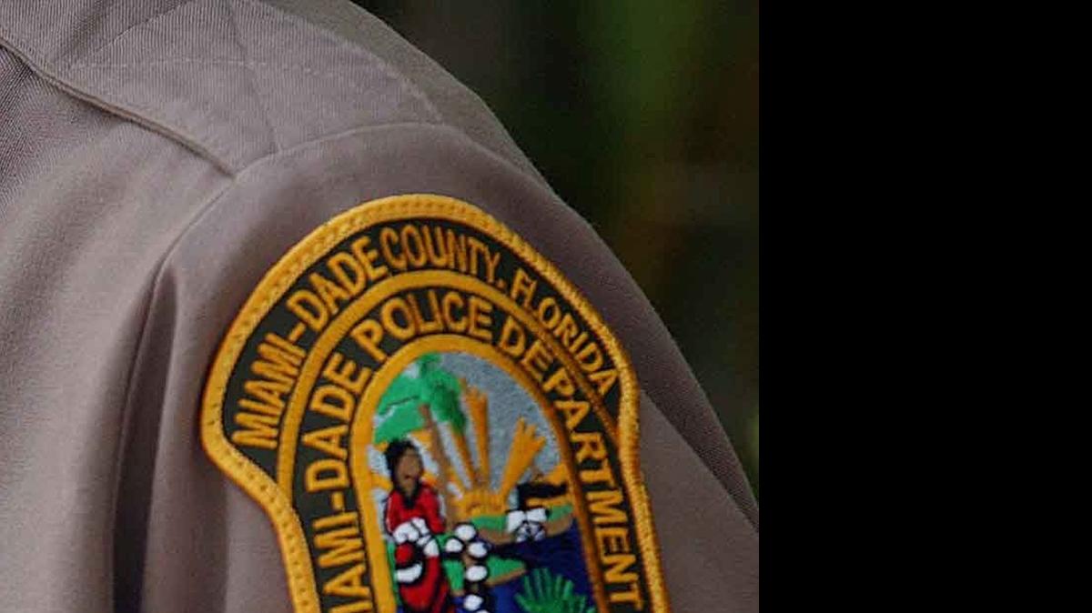 
An insignia from the uniform of the Miami-Dade Police Department
