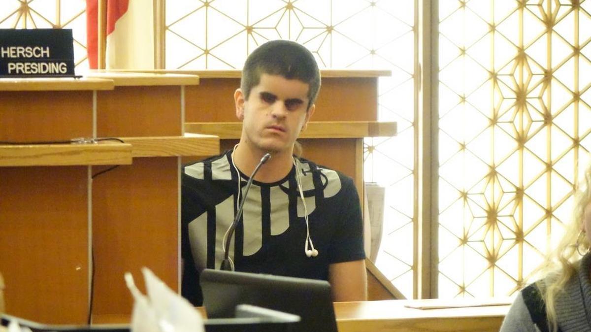 Javier Izquierdo, who is blind from a rare eye cancer, testified last week at the trial of a Miami teen accused of murdering his brother.