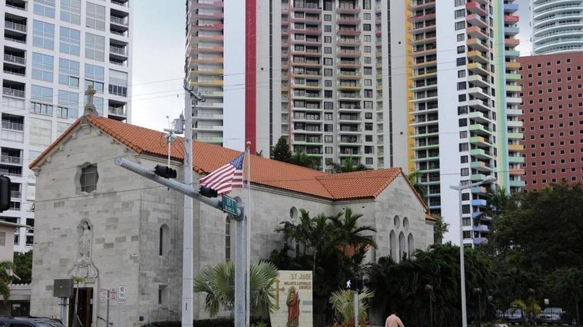St. Jude Melkite Catholic Church at 1501 Brickell Avenue