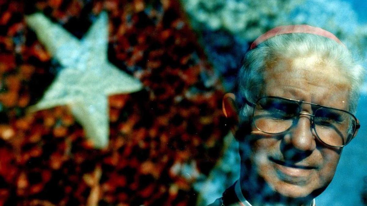 
Spiritual leader: Auxiliary Bishop Agustín Román was the first Cuban to be named bishop in the U.S. Catholic Church. 
