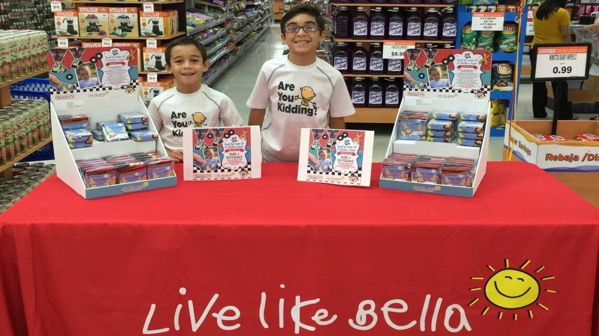 
The sock company, Are You Kidding, couldn’t keep up with the demand for Live Like Bella socks, which are available online and at all Miami-Dade Navarro locations.
