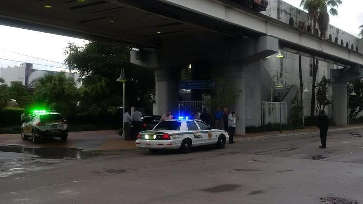 One person was shot and wounded at this Miami Metromover station near the School Board.