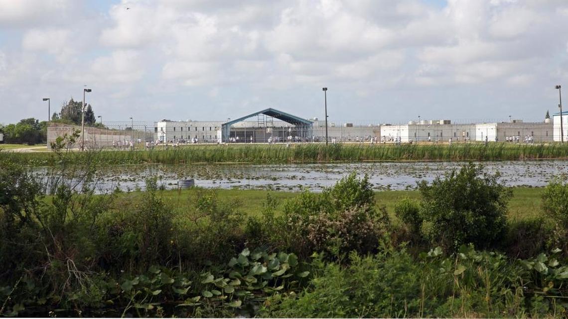 The Moore Haven Correctional Facility sits across the road from the Glades County Sheriff's Office in Glades County.