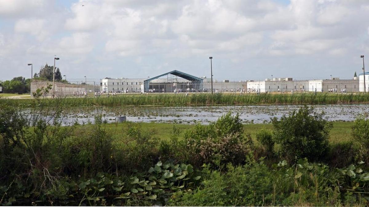 The Moore Haven Correctional Facility sits across the road from the Glades County Sheriff's Office in Glades County.