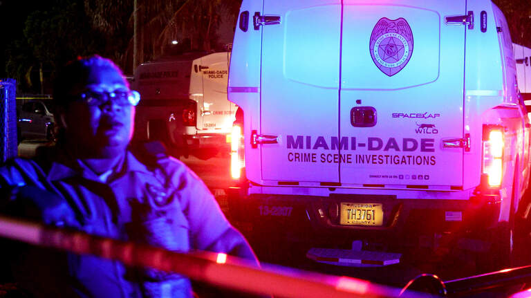 Two shooters fired into a crowd at a Miami-Dade park, hitting 2 boys and 6 men, cops say