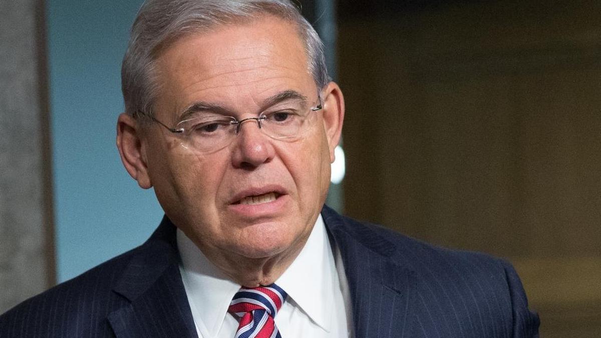 
In the photo taken July 23, 2015, Sen. Bob Menendez, D-N.J., is seen on Capitol Hill, in Washington. 
