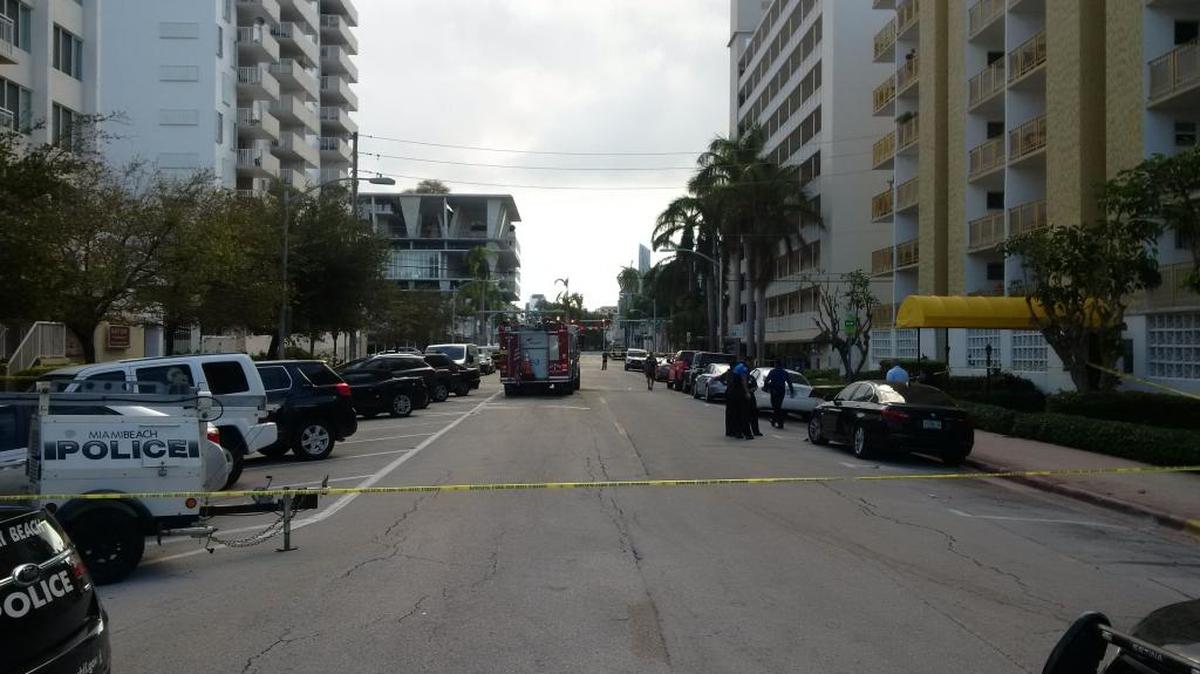 Police taped off a portion of Lincoln Road after a man was shot and critically injured early Saturday morning.