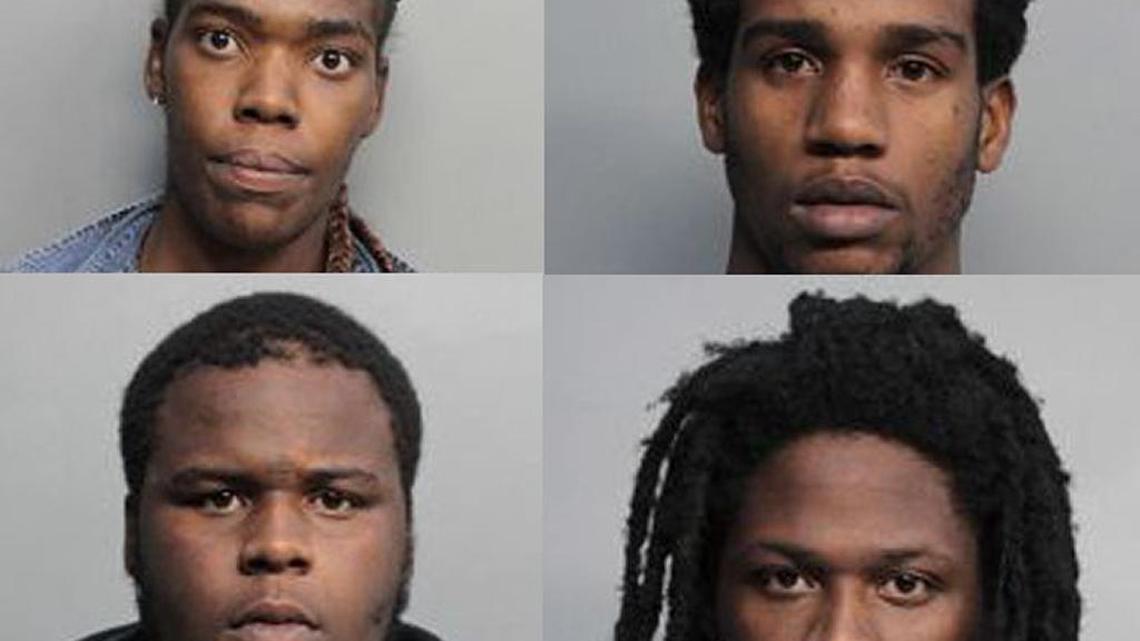 Clockwise from top left: Kortney Denise Ellis, 27; Amos B. Currie, 22; Kadrian Devante Spencer, 21; Davares Lenard Rowe, 24