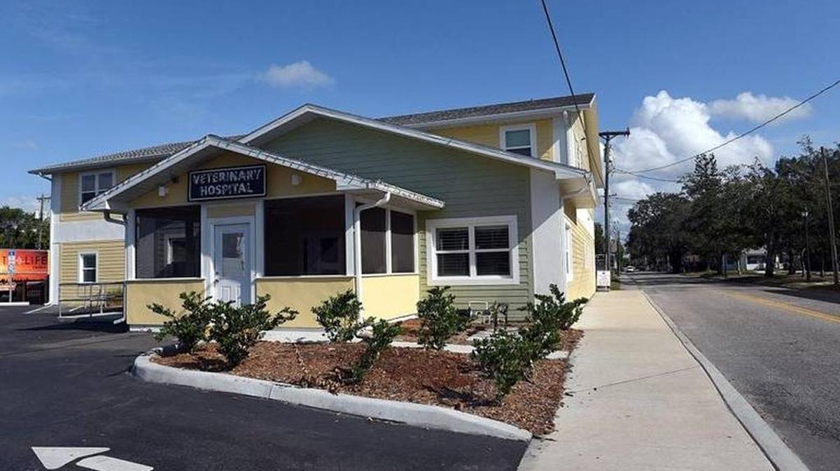 A freezer that contained the remains of two dogs awaiting cremation was stolen from a veterinary clinic.