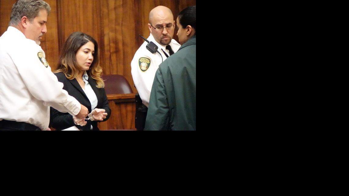 
Janepsy Carballo, found guilty Wednesday of first-degree murder, was sentenced to life in prison for the murder of Ilan Nissim.
