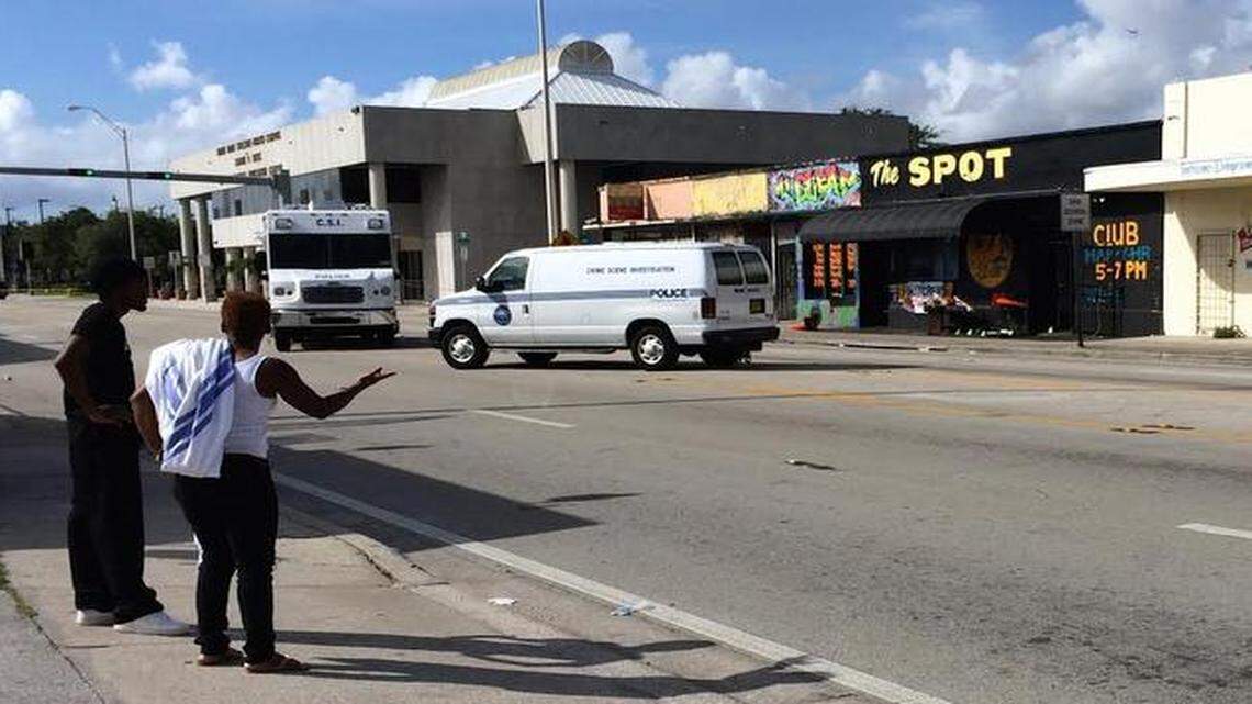 
Fifteen people were shot at The Spot at 1 a.m. Sept. 28. Miami police announced an arrest on Monday.
