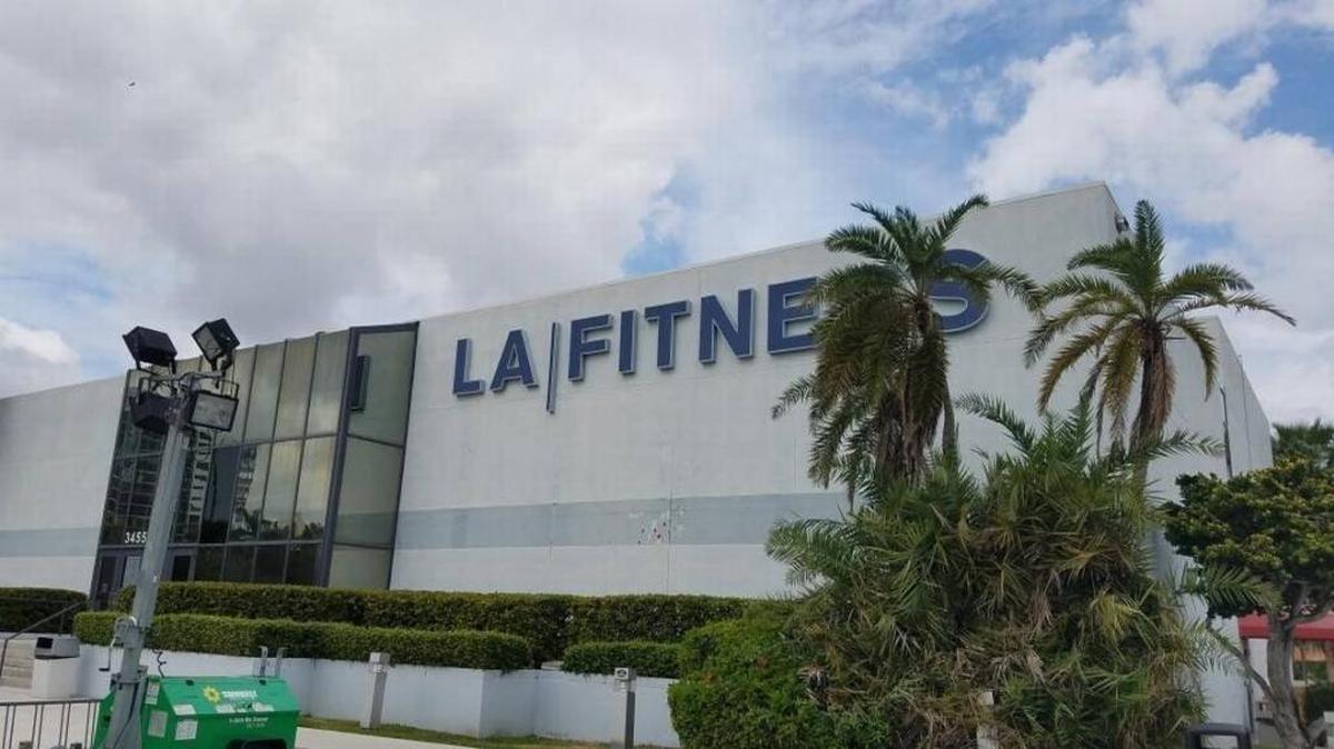 The LA Fitness in Aventura where Omar Darwish, 18, was shot and killed in January. Prosecutors have charged two teens with his murder.