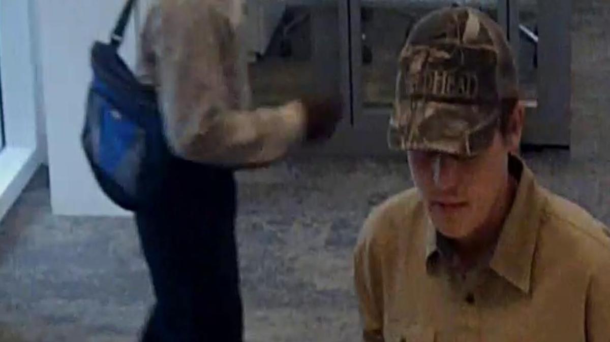 The suspect known as the “Shaky Bandit” in a Fort Lauderdale PNC Bank branch on Oct. 6.